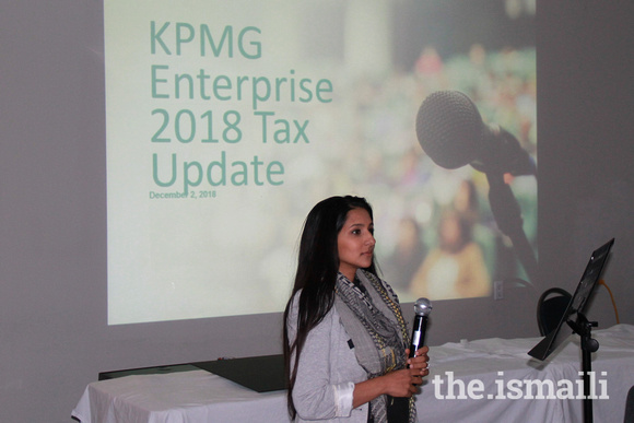 Economic Update and Tax Overview held on December 2, 2018 at Northwest Jamatkhana