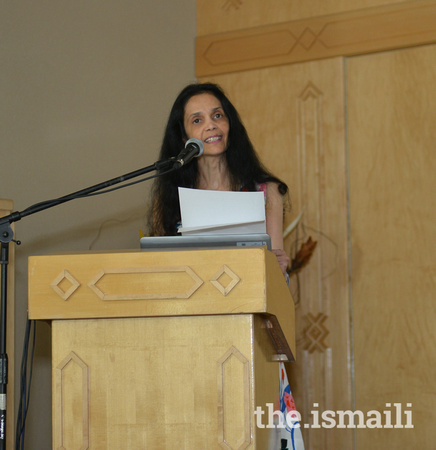 2018-06-17-Shahzadi Devje, Chair of The Ismaili Nutrition Centre, and Dr. Norm Campbell, of the University of Calgary Cumming School of Medicine-Amir Jessani-photos